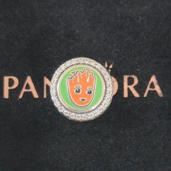 Pandora Disney I am Groot Exclusive Bead Charm Baby Groot Pendant S925 Silver - Picture 1 of 6